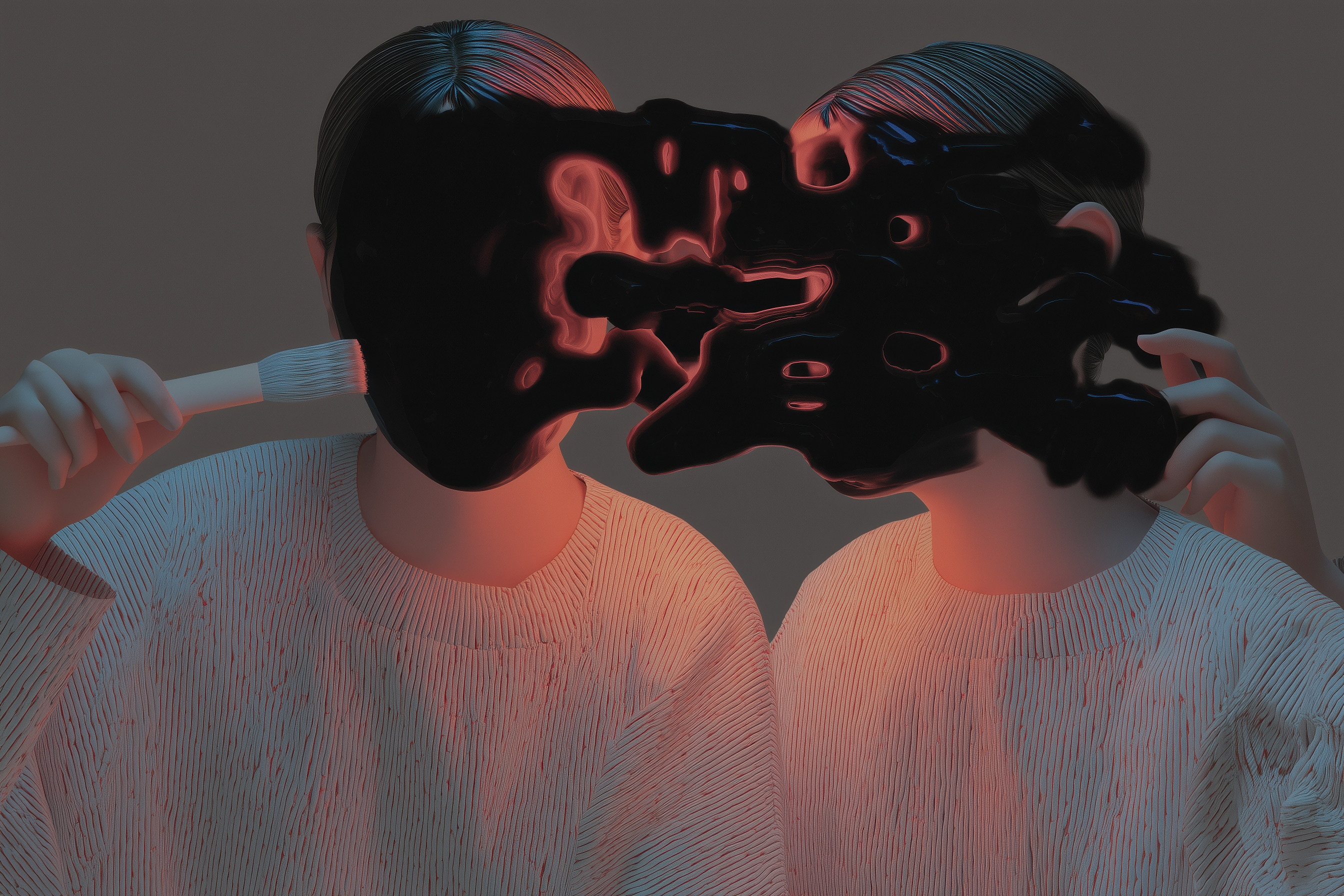 Из серии «Позволь себе» (Allow Yourself) от нейрохудожницы Mindeye