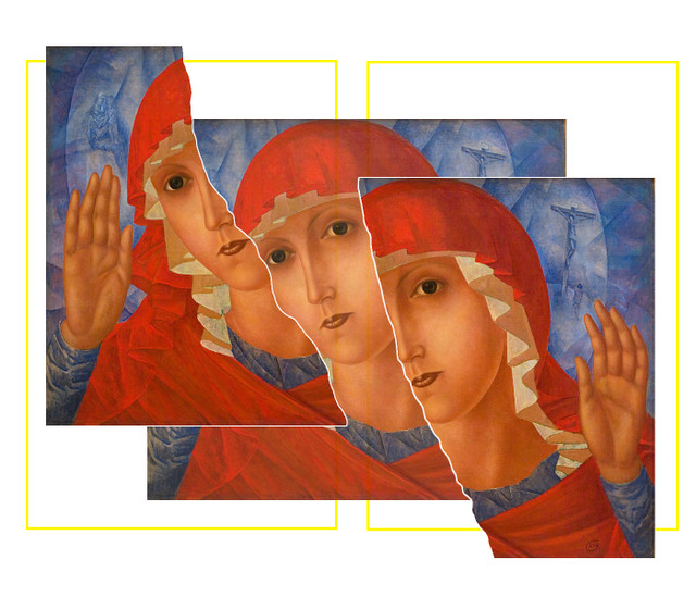 Двойственность картины Петрова-Водкина «Богоматерь Умиление злых сердец»