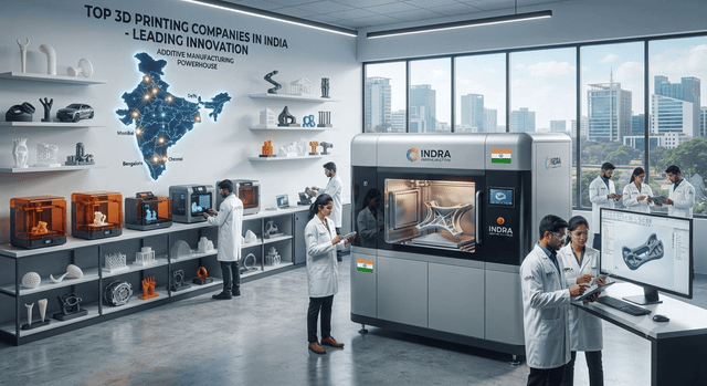 Top 3D Printing Companies in India Creating the Future of Manufacturing