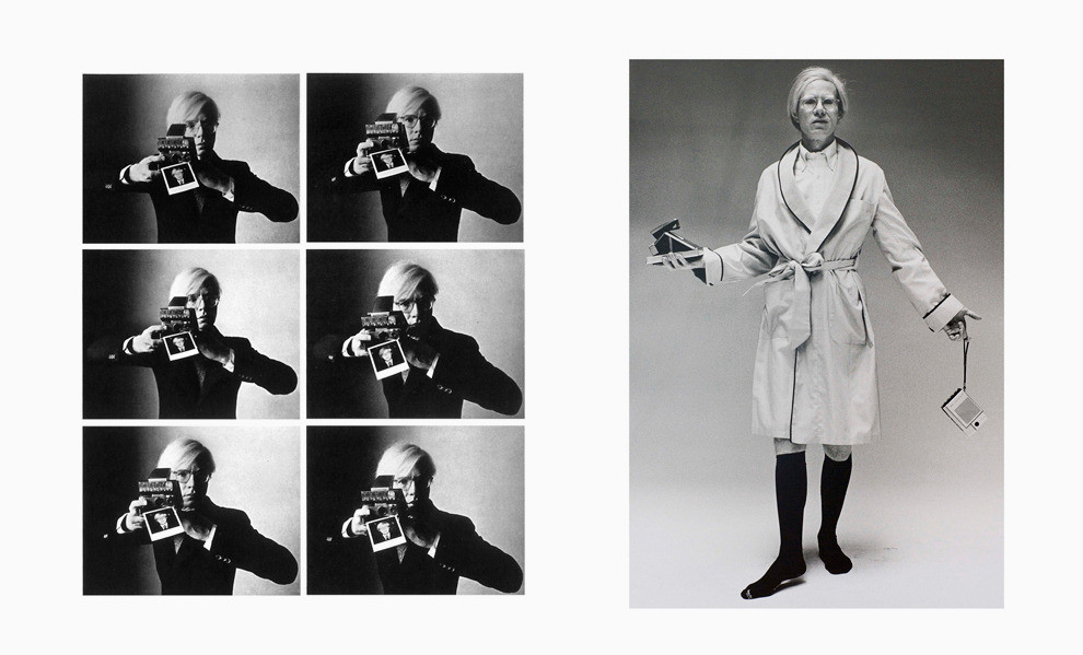 Энди Уорхол, 1975 для Polaroid и&nbsp;L’Uomo Vogue Италия