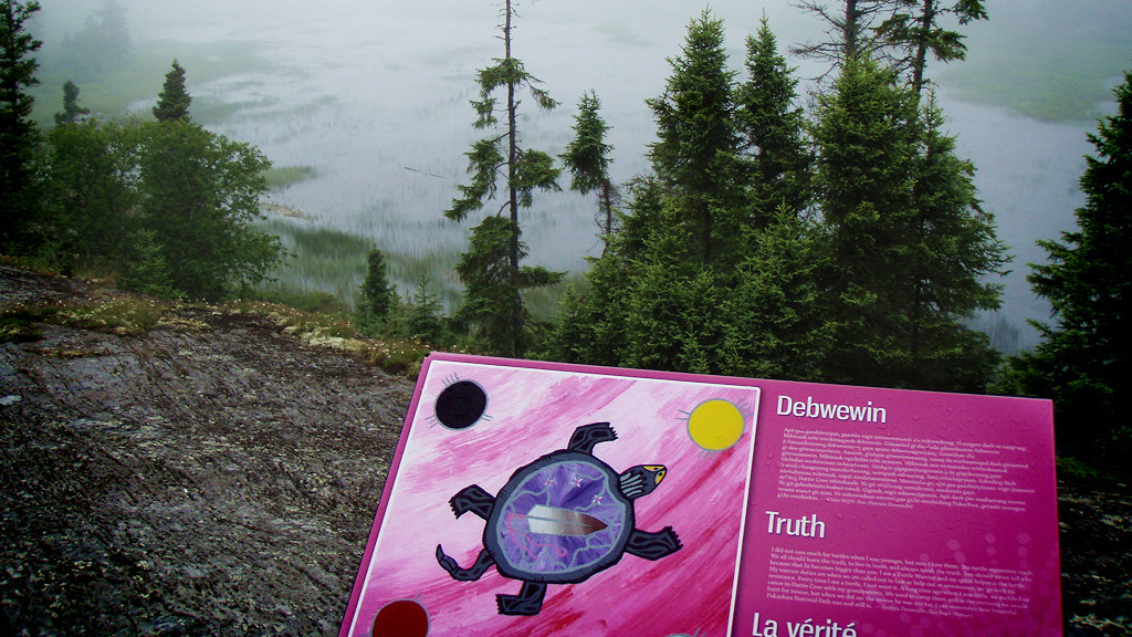 Debwewin (Truth) — Pic River, Ontario | Photo (cropped from original) by Viv Lynch