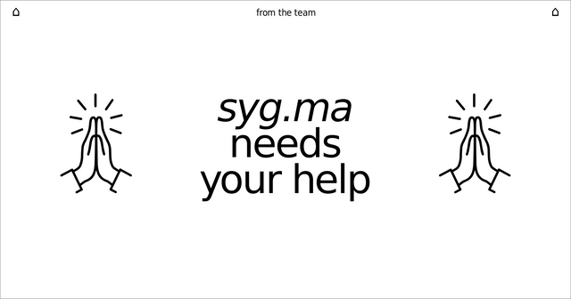 Support syg.ma