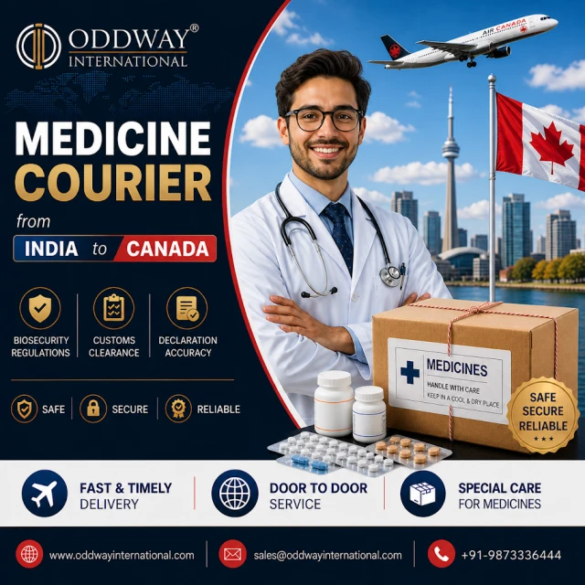 Medicine Courier from India to Canada | Health Canada Compliant - Oddway