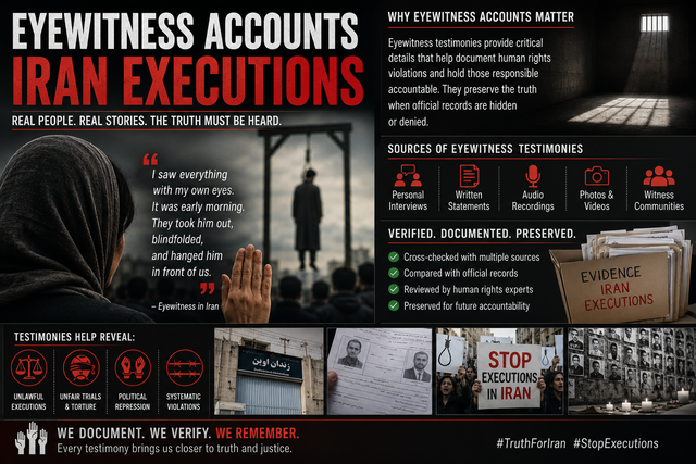 Eyewitness Accounts Iran Executions: The Importance of Testimony in Human Rights Documentation