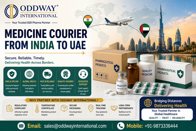 Efficient Medicine Courier Options for UAE Importers - Oddway