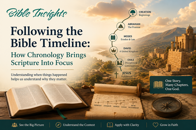 Following the Bible Timeline: How Chronology Brings Scripture Into Focus