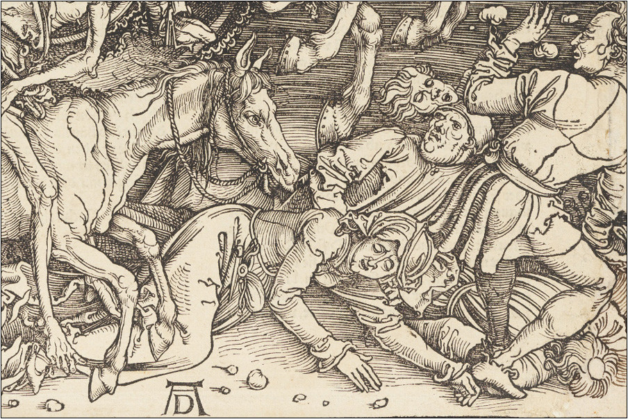 «Апокалипсис». Альбрехт Дюрер. 1496-1498. Фрагмент