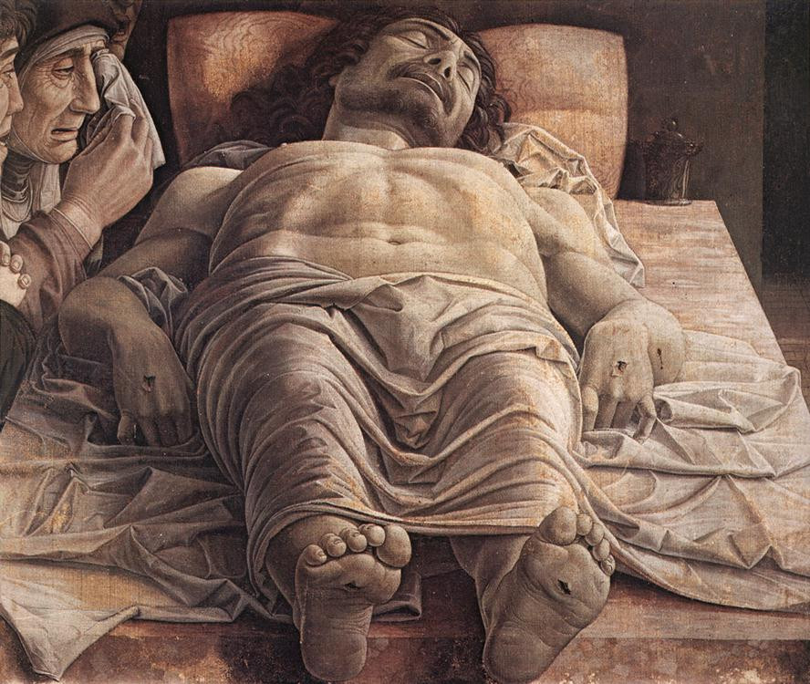 Андреа Мантенья. Мёртвый Христос. ок. 1475–1478