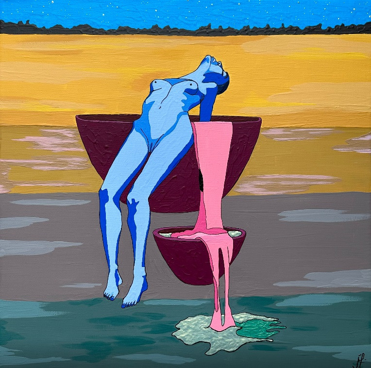 «Muse» by Evgenia Vinogradova (acrylic, oil)