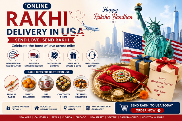 How To Send Rakhi To USA Without Courier Delays