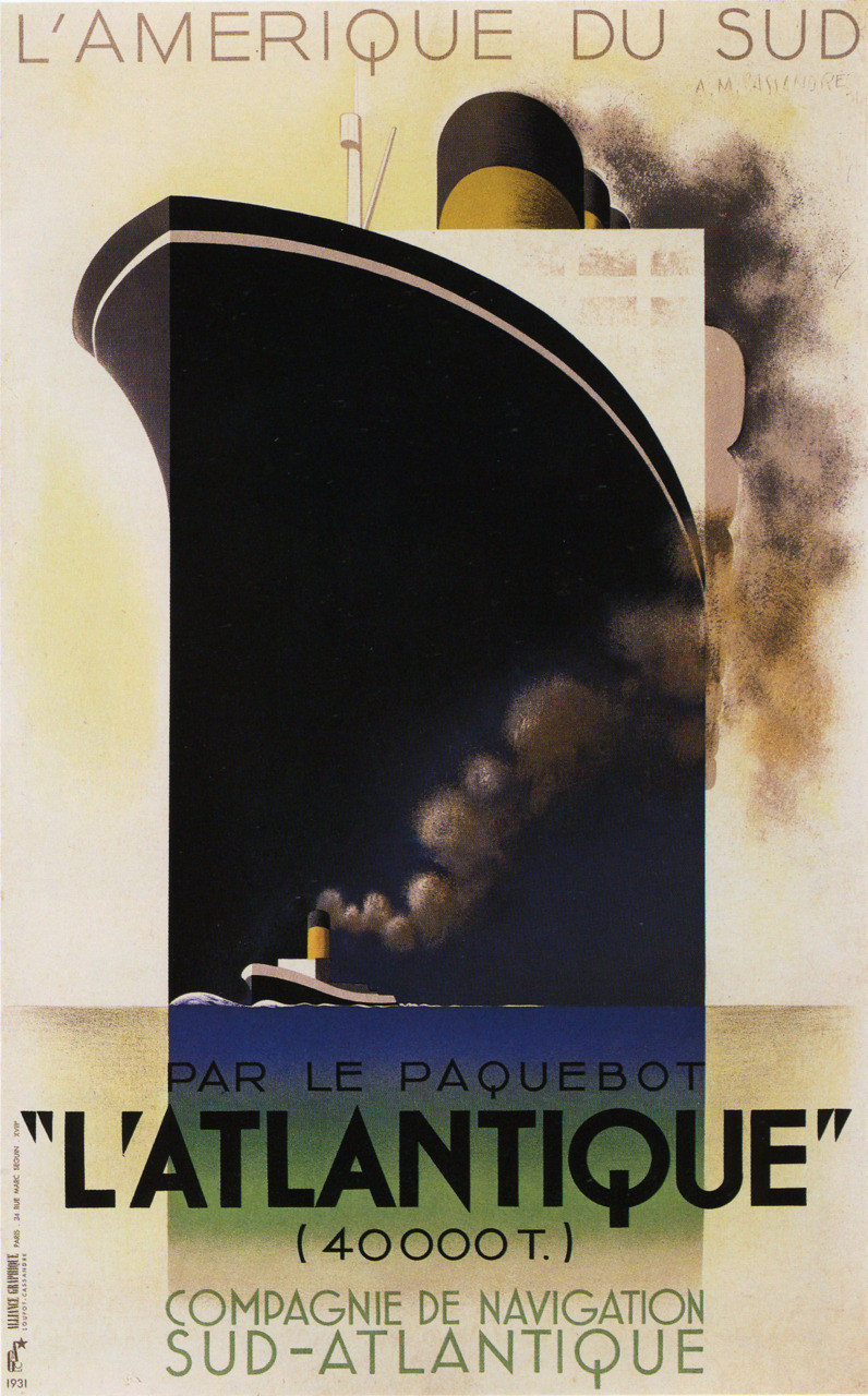 A.M.&nbsp;Cassandre&nbsp;— L’Atlantique (1931)