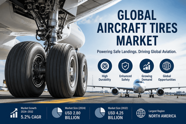 Global Aircraft Tires Market: Regional Growth Forecast 2032