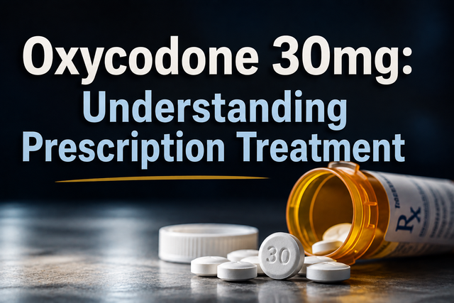 Oxycodone 30mg: Understanding Prescription Treatment
