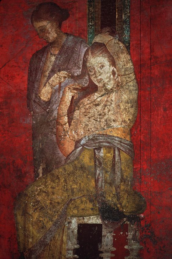 Фреска на&nbsp;вилле Мистерий, Помпеи, 1 век до&nbsp;нашей эры