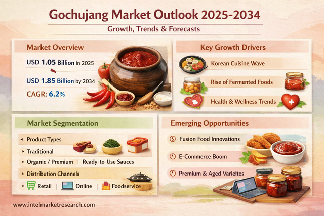 Gochujang Market Growth Driven by Global Korean Cuisine Trends and Rising Demand for Fermented Foods 