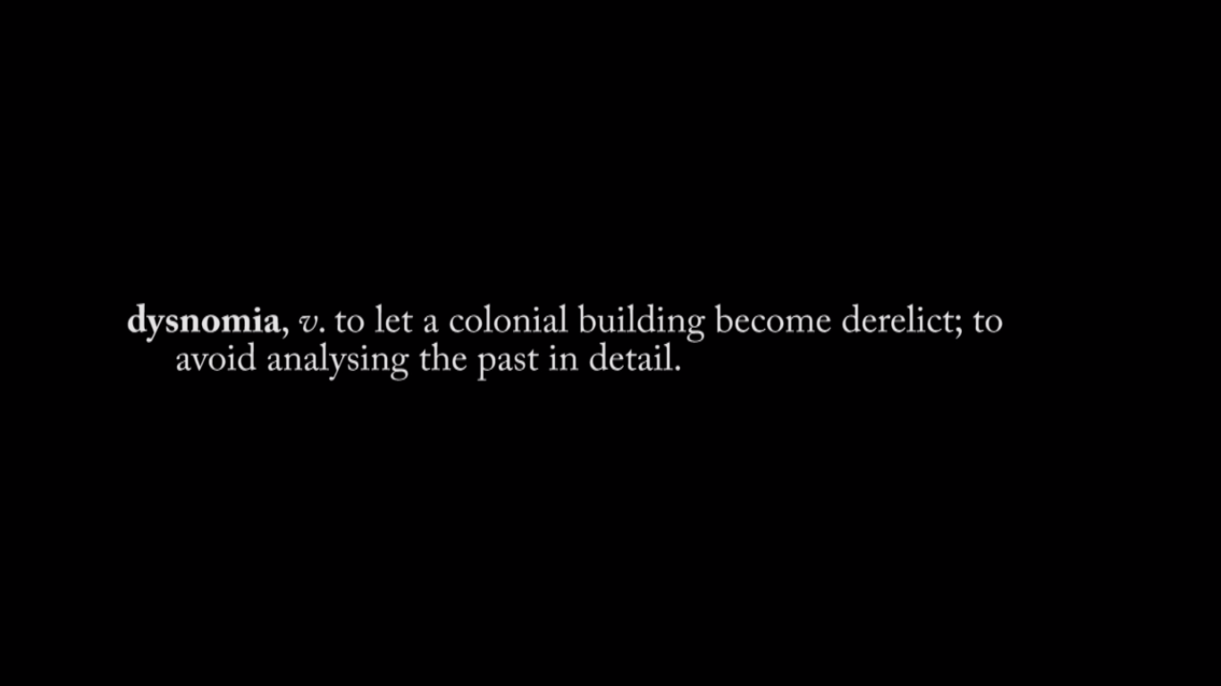 Irineu Destourelles, New Words for Mindelo’s Urban Creole, 2014.(video still)