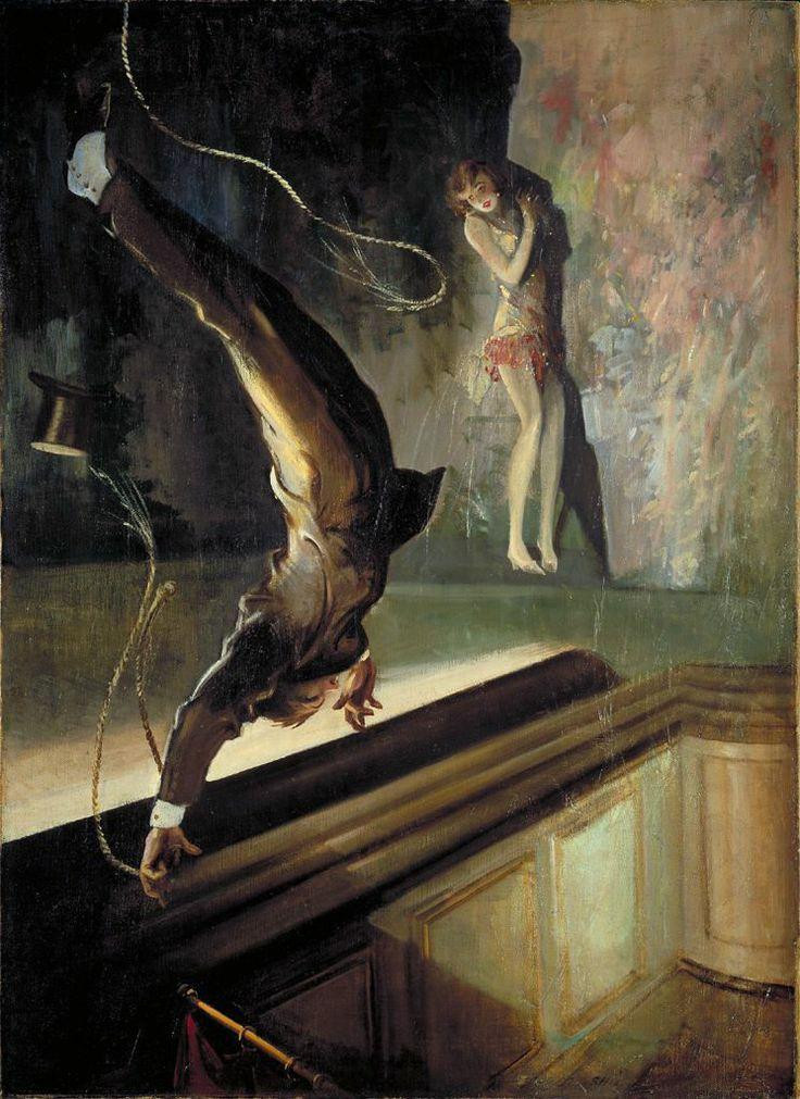 Падение акробата. Everett Shinn