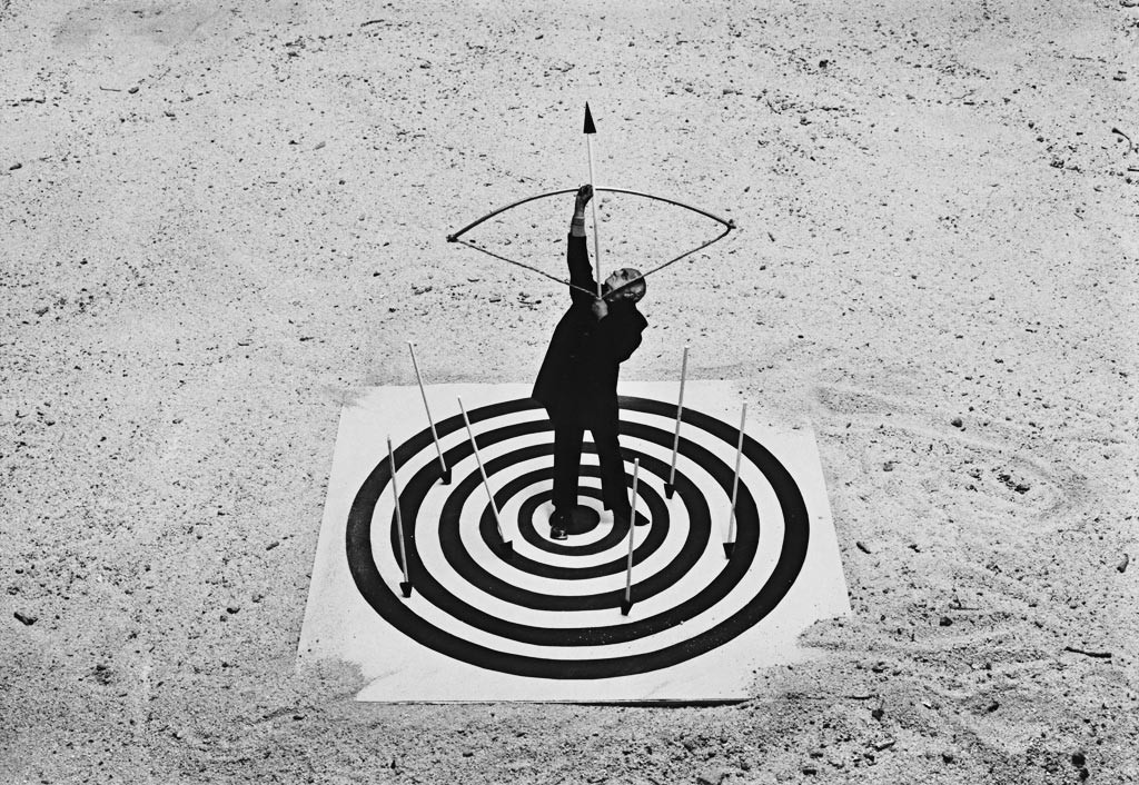 Gilbert Garcin, Le coeur de la cible 