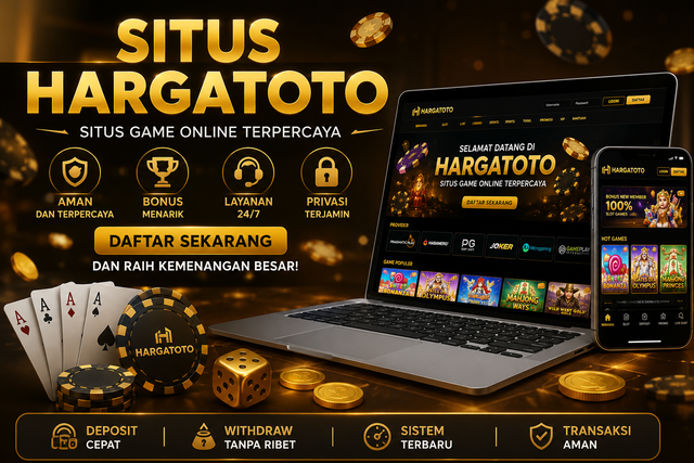 Situs Hargatoto: A Modern Online Gaming Platform for Entertainment Enthusiasts
