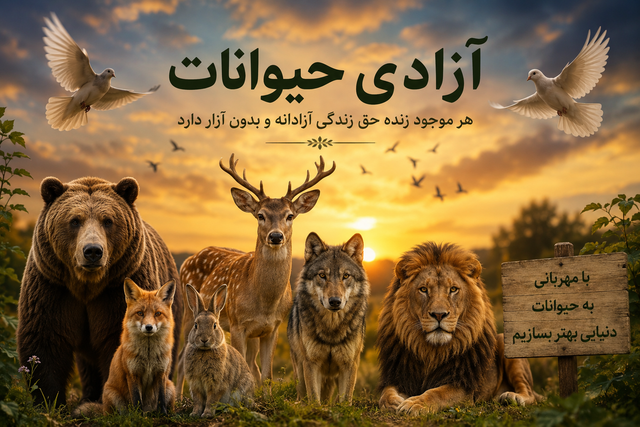آزادی حیوانات: چرا حمایت از حقوق حیوانات برای آینده‌ای بهتر ضروری است