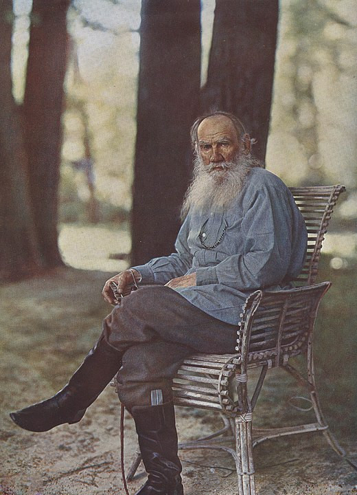 Лев Николаевич Толстой, фото 1908-го г.