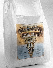 A package with a picture made by Spivakov, which could be purchased for free through an online store