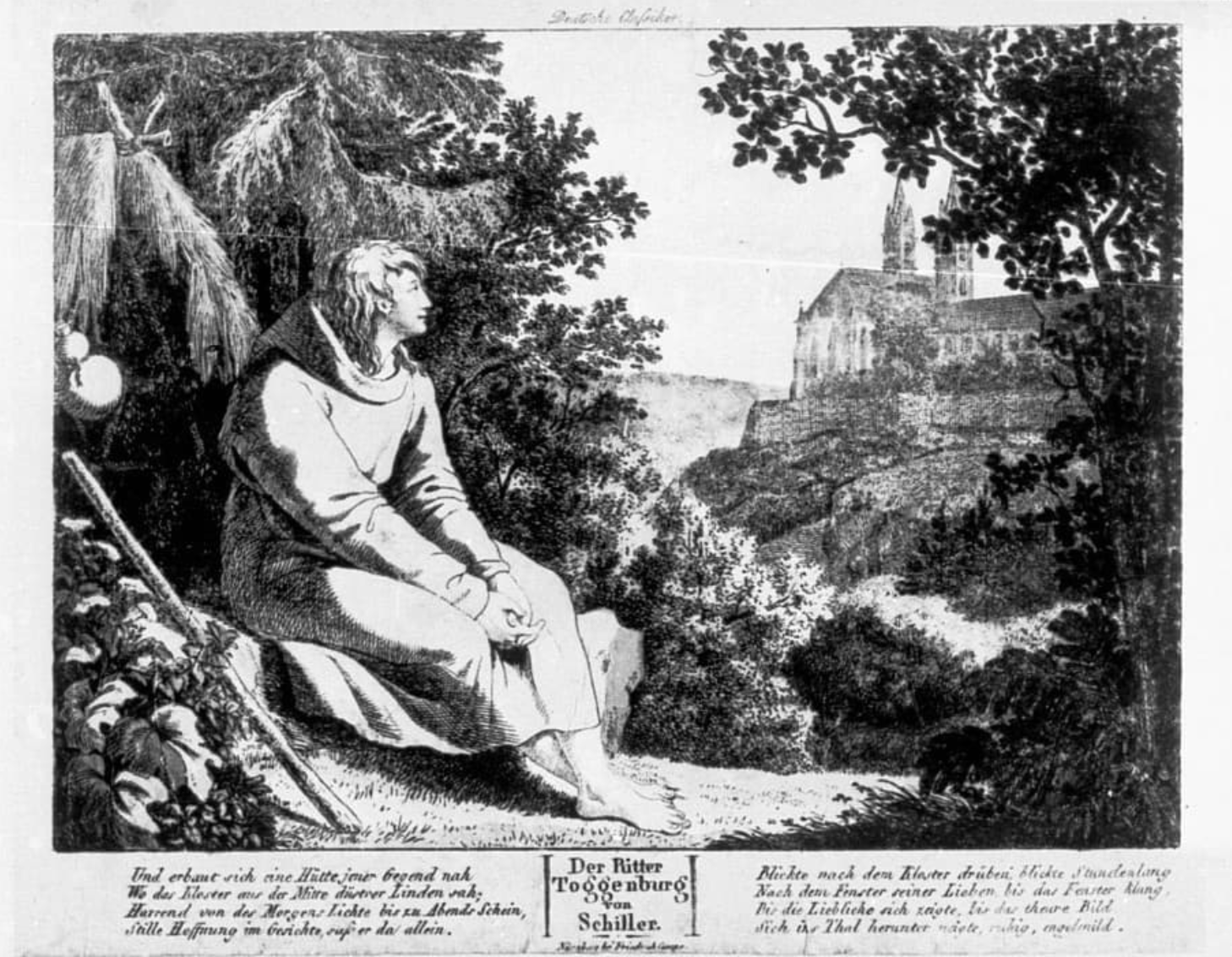 Рыцарь Тогенбург, Фридрих Кампе, ок. 1810-1820. 