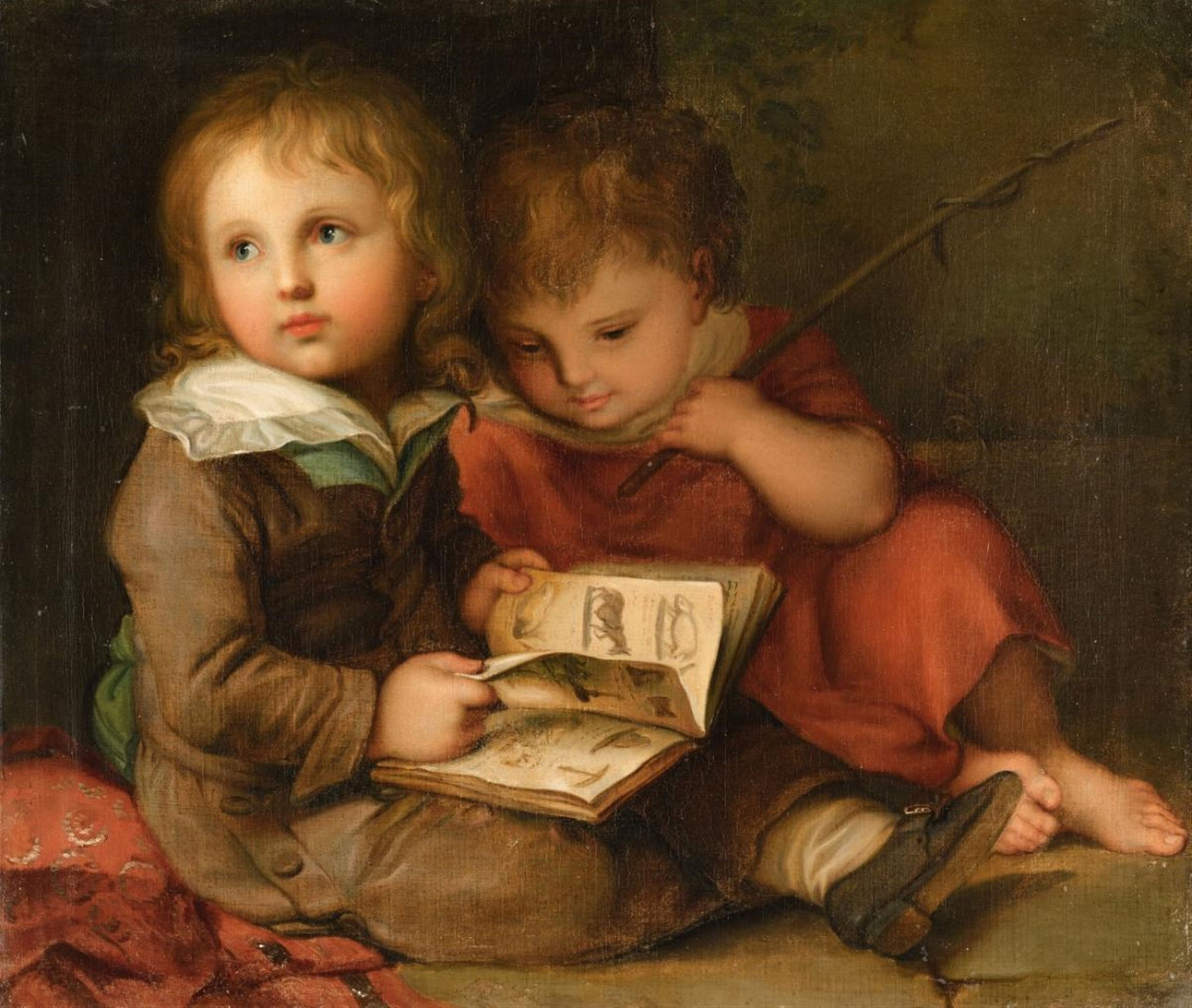 Christian Leberecht Vogel «The Painter’s Children&nbsp;— Carl Christian and Friedrich Vogel», 1792