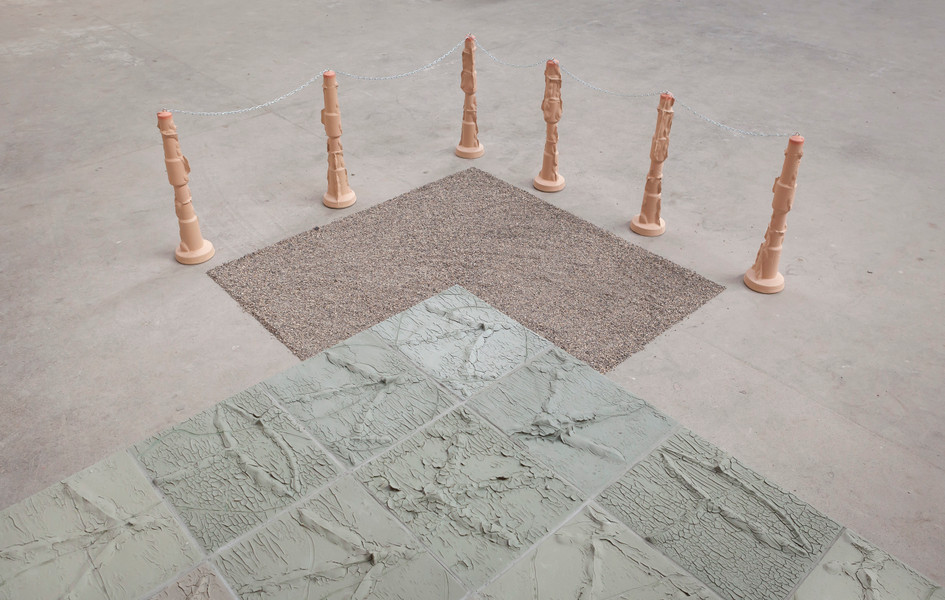 Irina Razumovskaya. ARCHEO, installation (fragment). British Ceramic Biennial, AWARD. 2019