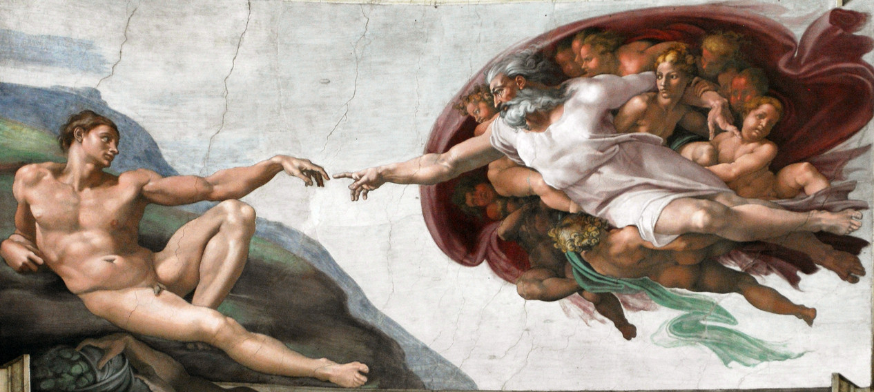 «Сотворение Адама», Макеланджело, 1511&nbsp;г.