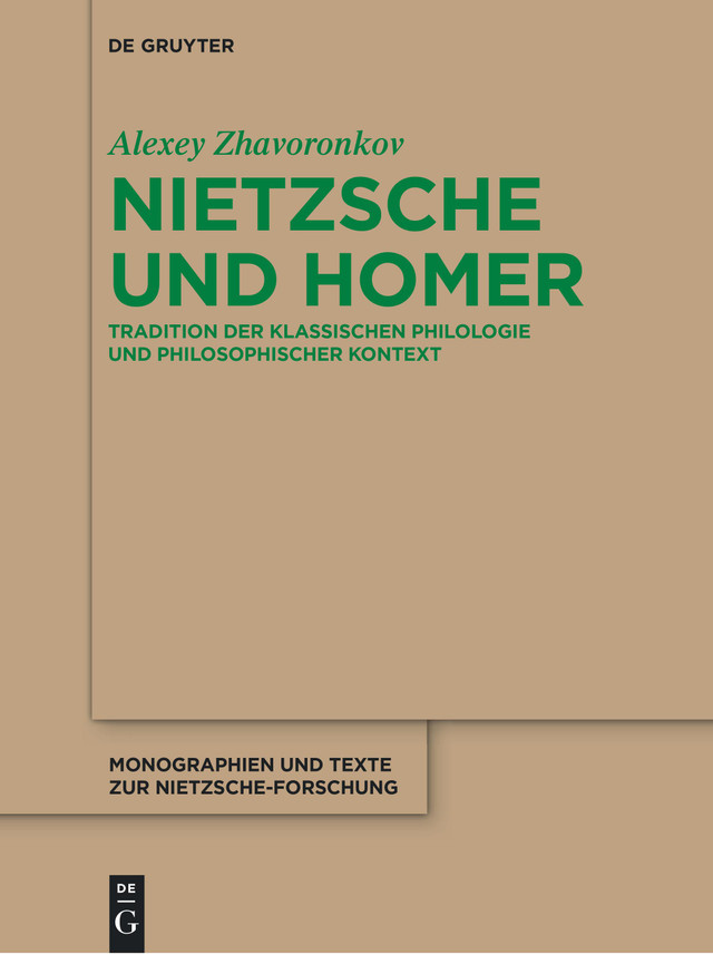 «Ницше и&nbsp;Гомер: Традиция классической филологии и&nbsp;философский контекст». Интервью с&nbsp;Алексеем Жаворонковым