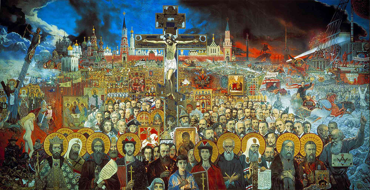 Илья Глазунов, «Вечная Россия», 1988