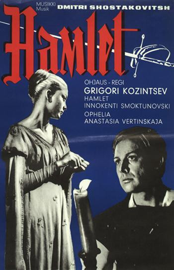 Постер к&nbsp;фильму «Гамлет», 1964&nbsp;г.