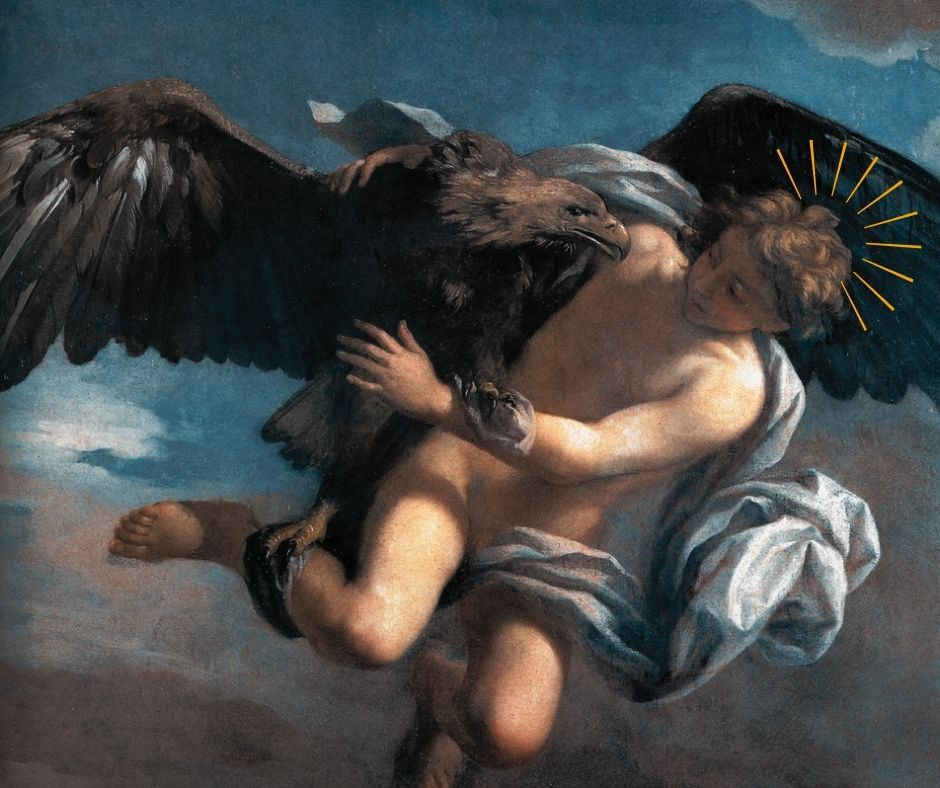 «Похищение Ганимеда», Антон Доменико Габбиани, 1700&nbsp;г.