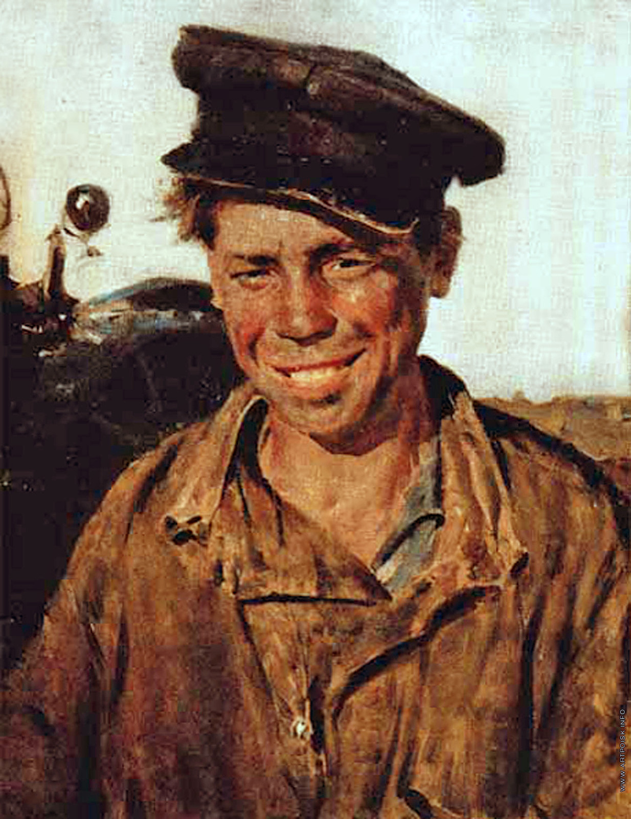 М.К.&nbsp;Максимов. Сашка-тракторист. 1954