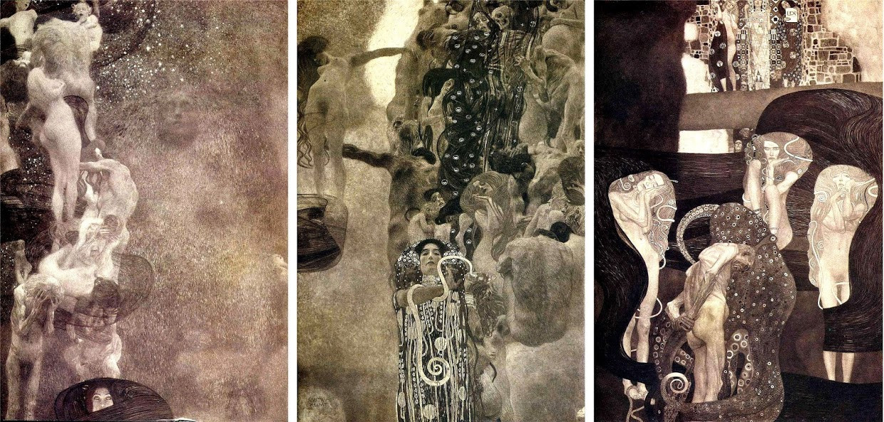 Густав Климт. Картины для Университета (Философия, Медицина, Юриспруденция), 1903