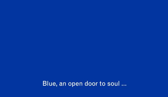 Blue («Синева», 1993), реж. Дарек Джарман