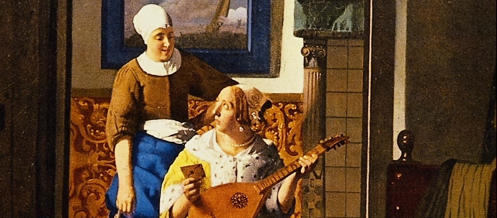 Ян Вермеер “Любовное письмо”, 1669-1670 (фрагмент)