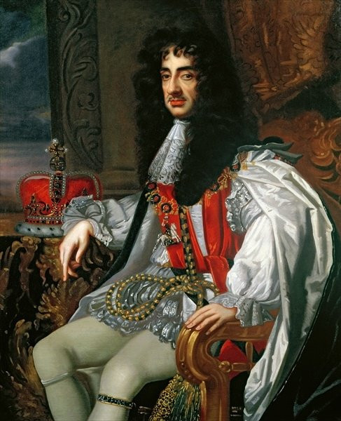Король Карл II. Портрет работы Питера Лели, ок. 1675&nbsp;г.