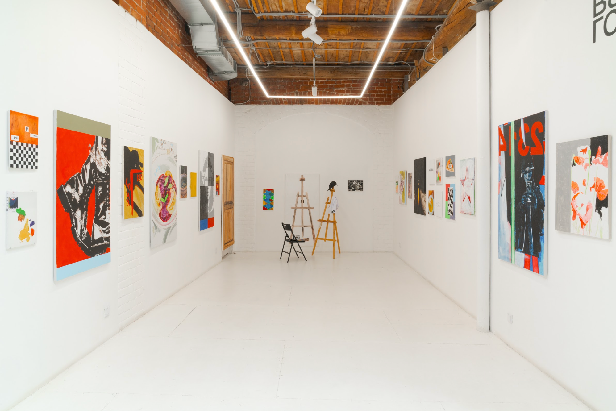 Артур Голяков. Сольный проект «Ван Гог», ЦСК Смена, Казань, 2025. Вид экспозиции