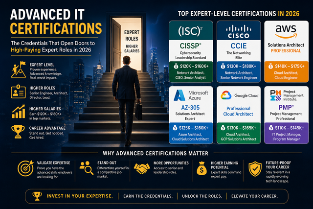 Advanced IT Certifications: Which Expert Certs Open the Most Doors?