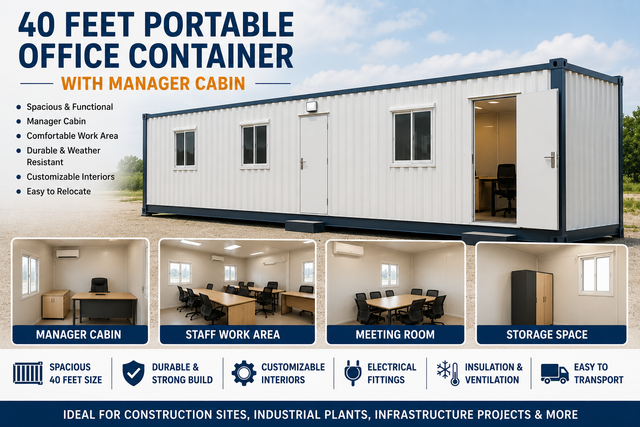 Portable Office Cabin Manufacturer in Haryana – Epper Porta