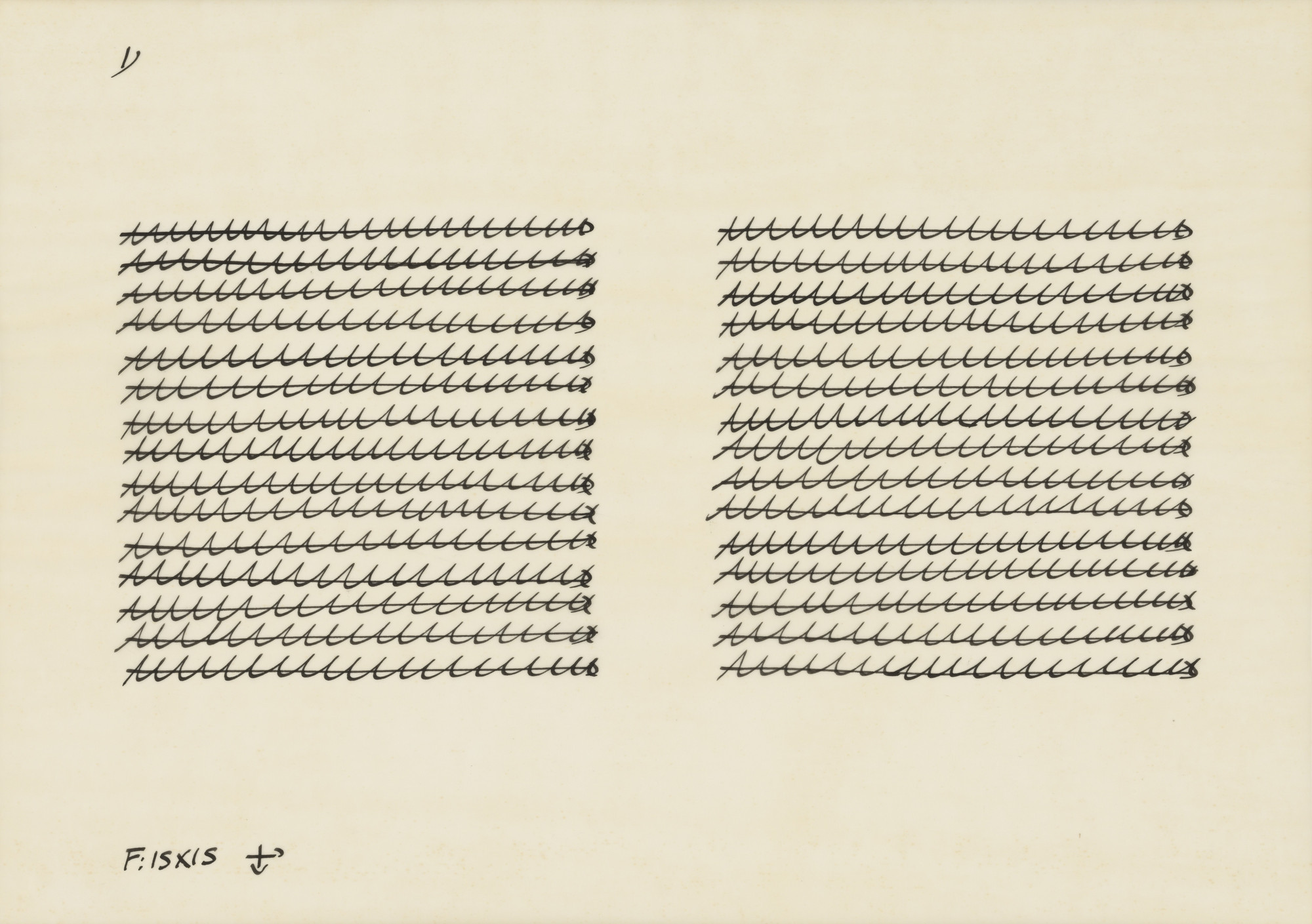 Hanne Darboven. Untitled. 1972 