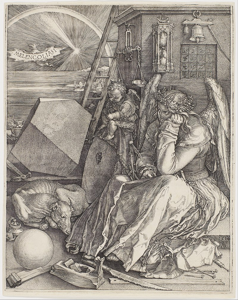 Альбрехт Дюрер. Меланхолия, 1514&nbsp;год