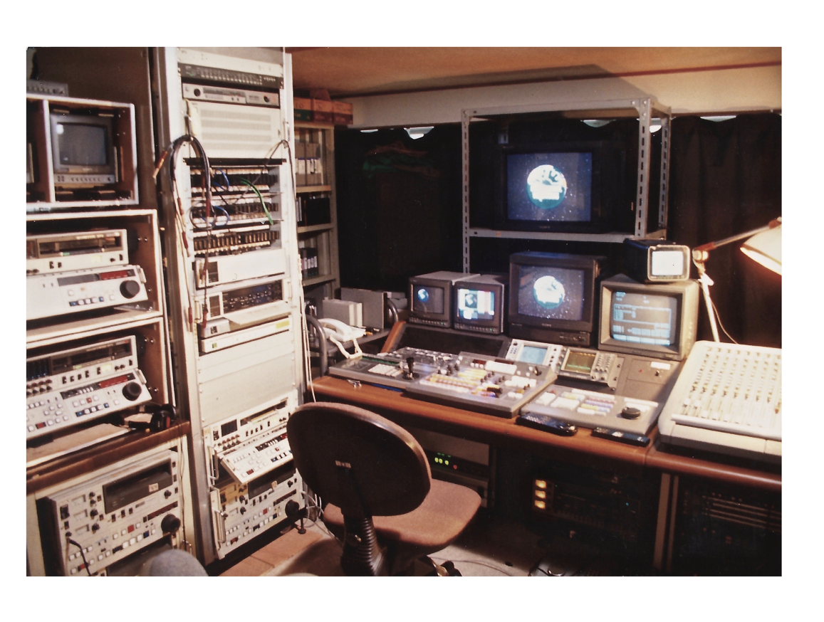 Michael’s Betacam Edit Room (circa 1992). Courtesy: Michael Goldberg