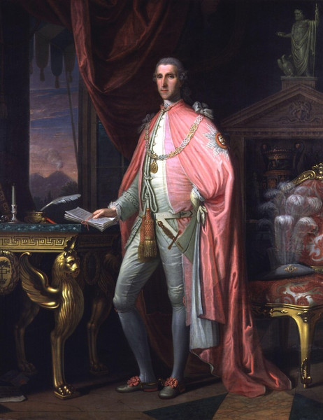 Сэр Уильям Гамильтон, портрет работы Дэвила Аллена, 1775&nbsp;г.