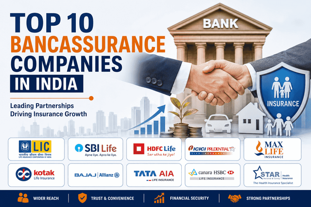 Top 10 Bancassurance Companies in India: A Complete Overview of Leading Insurance-Banking Partnerships