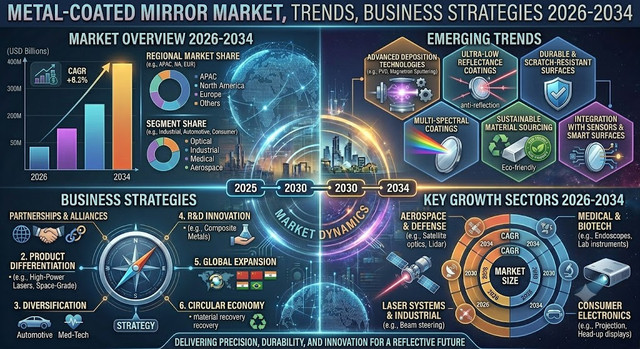 Metal-Coated Mirror Market, Trends, Business Strategies 2026-2034