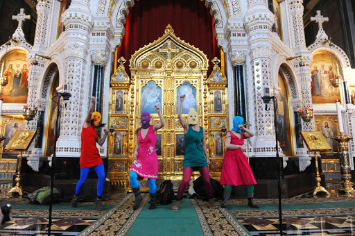 «Богородица, Путина прогони» Pussy Riot в&nbsp;Храме Христа Спасителя