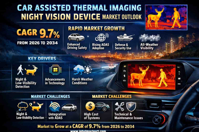 Car Assisted Thermal Imaging Night Vision Device Market to Grow at a CAGR of 9.7% from 2026 to 2034 – Key Companies to Watch